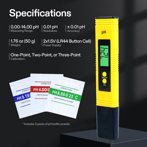 เครื่องวัดค่า pH น้ำ-ทดสอบตู้ปลาและสระน้ำได้อย่างรวดเร็วและเชื่อถือได้ - Product Image 2