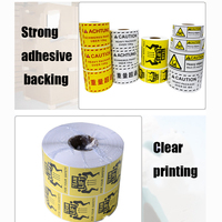 Adhesivo de código de barras impermeable de alta calidad, impresión en Color personalizada de fábrica, código de barras sensible al calor para champú de bebidas