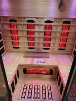 Sauna de Panel de Carbono de Espectro Completo Infrarrojo para Interiores, Sauna Económica de Fábrica para el Hogar