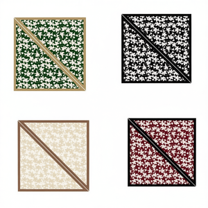 Bufanda triangular multifuncional de 60x135 cm con estampado floral para hombres y mujeres, accesorio de moda - Product Image 2