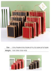Paper Bag with Handle Sealable Kraft Wholesale Big Paper Bag - Product Image 2