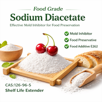Diacétate de sodium en poudre, conservateur alimentaire E262, additif de contrôle de l'humidité, fournisseur fabricant
