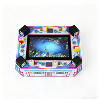 Machine de jeu de pêche à 6 joueurs, jeu vidéo d'arcade à monnayeur pour parc d'attractions et centre de jeux