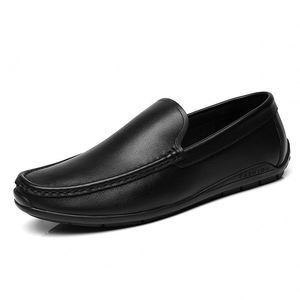 Chaussures de ville de luxe pour hommes, de haute qualité, de marque de créateur, personnalisées, à lacets carrés, en cuir, antidérapantes, respirantes et légères - Product Image 5
