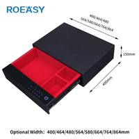 Roeasy Hotelzimmer Finger abdrucks chloss Versteckte Schublade Safe Box Bargeld Schmuck Sicherheits schublade Hotel Safe für Kleider schrank