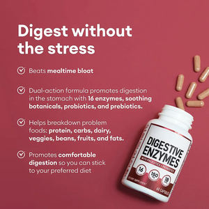 OEM Organic Prebiotics and <strong>Probiotics</strong> Blend <strong>Multi</strong> <strong>Enzymes</strong> Digestive <strong>Enzymes</strong> Capsules - Product Image 4
