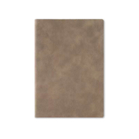 Coffrets cadeaux de carnets en cuir véritable PQ, agendas, fournitures scolaires, couverture de carnet en cuir PU écologique, personnalisable