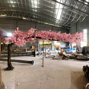 Arc en fleurs de <span class=keywords><strong>cerisier</strong></span> artificielles de 4M de Long, fausses Branches d'arbre, mur intérieur ou extérieur, cm - Product Image 1