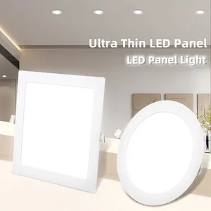Panel de luz Led redondo para techo, lámpara empotrada de 24v de CC y 18W, OEM ODM SMD, precio barato, gran oferta