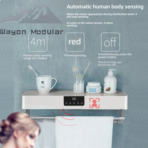 <span class=keywords><strong>Toallero</strong></span> Eléctrico Moderno Wayon con Control Táctil Inteligente, Temporizador y Ganchos para Baños de Lujo y Hoteles - Product Image 3