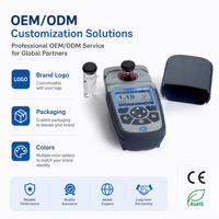 Analyseur de qualité de l'eau DR900 robuste pour utilisation sur le terrain avec 90 méthodes préprogrammées pour l'analyse des eaux usées industrielles et de l'eau potable