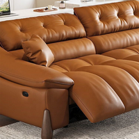 Canapé électrique inclinable en cuir moderne, coussin confortable, appui-tête électrique, port USB, pour salon de luxe, meubles de maison
