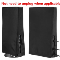 Remplacement de la housse anti-poussière pour la console PS5 Version numérique et CD Peau de protection pour la housse anti-poussière mince PS5
