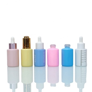 Botella con Gotero Transparente Negra Más Vendida, Botella de Aceite de Lujo de 1oz 30ml, Botella con Gotero de Vidrio de Fondo Grueso de 30ml - Product Image 4