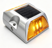 YINGHUI Balise solaire LED pour signalisation routière, pour parking, en aluminium moulé, indice IP68, distance visuelle >800m, mode clignotant/continu