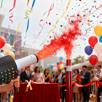 Pistolet à confettis LED Party Co2 pour boîte de nuit de mariage