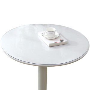 PVC Ironing Waterproof Round Tablecloth Plastic Tablecloth Clear Table Cover Mat