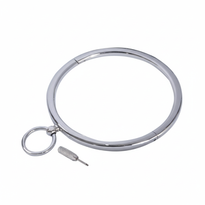Stainless Steel <b>BDSM</b> <b>Collar</b> with O-Ring Simple Design Surgical Instruments - Product Image 1