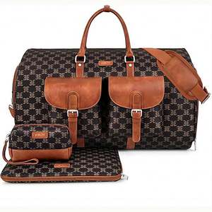 Free Sample Garment <b>Bags</b> <b>for</b> Travel Convertible Suit Travel <b>Bag</b> <b>for</b> <b>Women</b> Men <b>Weekender</b> Foldable Carry on Garment <b>Bags</b> - Product Image 1