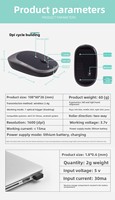 Mouse Nirkabel 2.4G Laris Manis dari Pabrik, Mouse Kantor Ergonomis Isi Ulang untuk PC, Mac, PS5, Tablet - Pink