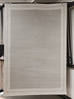 Minimalistischer Großflächenteppich mit Niedrigem Flor, Leicht zu Reinigen, Rutschfest für Offene Wohnräume und Heimbüros