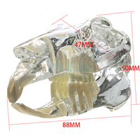 Modelo anatómico de dientes de conejo transparente, animales dentales, mandíbula Oral para educación, veterinaria Dental canina, decoración de oficina, demostración