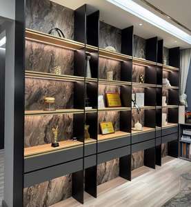 Customized Display Cabinet Multi-functional Bookshelf <b>Bookcase</b> Customized Book Storage Closet Study Room Furniture - Product Image 5