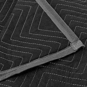 Housses de protection promotionnelles non tissées noires, imperméables, réutilisables, fabriquées sur mesure pour meubles et déménagement - Product Image 3