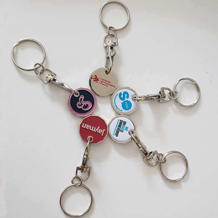 Key Ring Charity Shopping Trolley Tokens Air Ambulance Charity