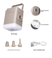 Canapé gonflable moderne, imperméable, portable et pliable avec pompe intégrée, durable, pour l'extérieur et le camping