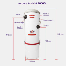 Aspiradora Central - HOME-VAC 2000D (¡Solo mientras haya existencias!) - Product Image 2