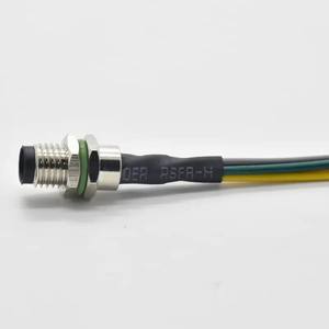 Industrial Sensor Waterproof <b>Cable</b> Connector Circular IP67 M8 4 pin Male Rear <b>Socket</b> Panel Mount Connector - Product Image 4