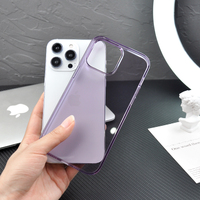 Offre Spéciale Super Transparent Dur PC Souple TPU Hybride Anti-jaune Uv Peint Antichoc Téléphone Cas Pour iPhone 13 14 15 Pro Max