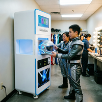 Machine de nettoyage de casques professionnelle avec désinfection UV, désodorisation à l'ozone et séchage à haute température pour les salles de sport et les locations de casques
