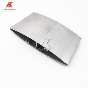 <span class=keywords><strong>Lame</strong></span> de persienne solaire en <span class=keywords><strong>aluminium</strong></span> aérodynamique verticale mobile de forme ovale avec finition usinée anodisée pour façade, fenêtre, <span class=keywords><strong>pergola</strong></span> - Product Image 5