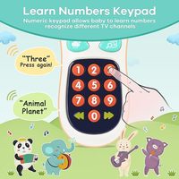 Jouet de téléphone portable bilingue pour tout-petits pour l'apprentissage du chinois et de l'anglais Jouet éducatif précoce pour enfants avec son et jeux
