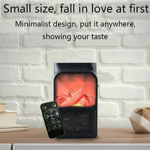 Fan Heater Electric Home Heaters Mini 220V Room Air Wall Heater Ceramic Heating Warmer Fan for Home Office Camping Use - Product Image 6