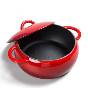 <span class=keywords><strong>Cocotte</strong></span> en <span class=keywords><strong>fonte</strong></span> émaillée avec couvercle et deux poignées - Product Image 6
