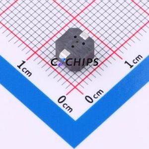 HX 6x6x4.3WS Tactile Switch SMD,6x6mm Switch Single Pole Single Throw Round Button 2.5N Vertical Mount - Product Image 2