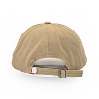 Gorra de Béisbol de 6 Paneles con Visera Curva, Lavada y Desgastada, con Hebilla Metálica Bordada Personalizada, Gorra Casual al por Mayor para Hombre y Mujer