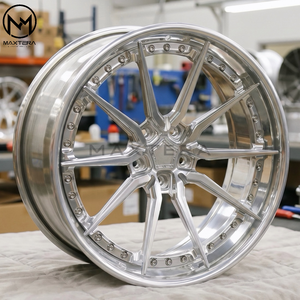Rines de Aleación Maxtera Forged Custom Estilo <span class=keywords><strong>M</strong></span>-X2 para Autos Porsche 911, <span class=keywords><strong>BMW</strong></span> G20, G30, G60, G11, X7, XM, Range Rover, Audi A8, S8, Clase S - Product Image 5