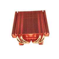 Refroidisseur de carte graphique en aluminium à caloduc en cuivre 3 personnalisé Heatsnk horizontal pour radiateurs GPU