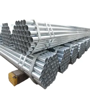 Hot sale weight of galvanized iron pipes 3/4 inch seamless galvanize fence pipe