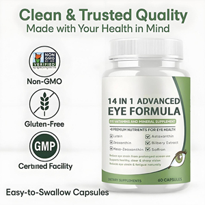 Cápsulas de Fórmula Avanzada para la Vista 14 en 1 |   Vitaminas para la Vista para Adultos con Luteína, Zeaxantina, Astaxantina y Apoyo Energético - Product Image 4