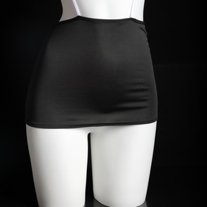 Uniforme de secrétaire sexy pour femme, chemisier de jeu de rôle avec nœud noir, robe fantaisie en polyester blanc 9132 - Product Image 2