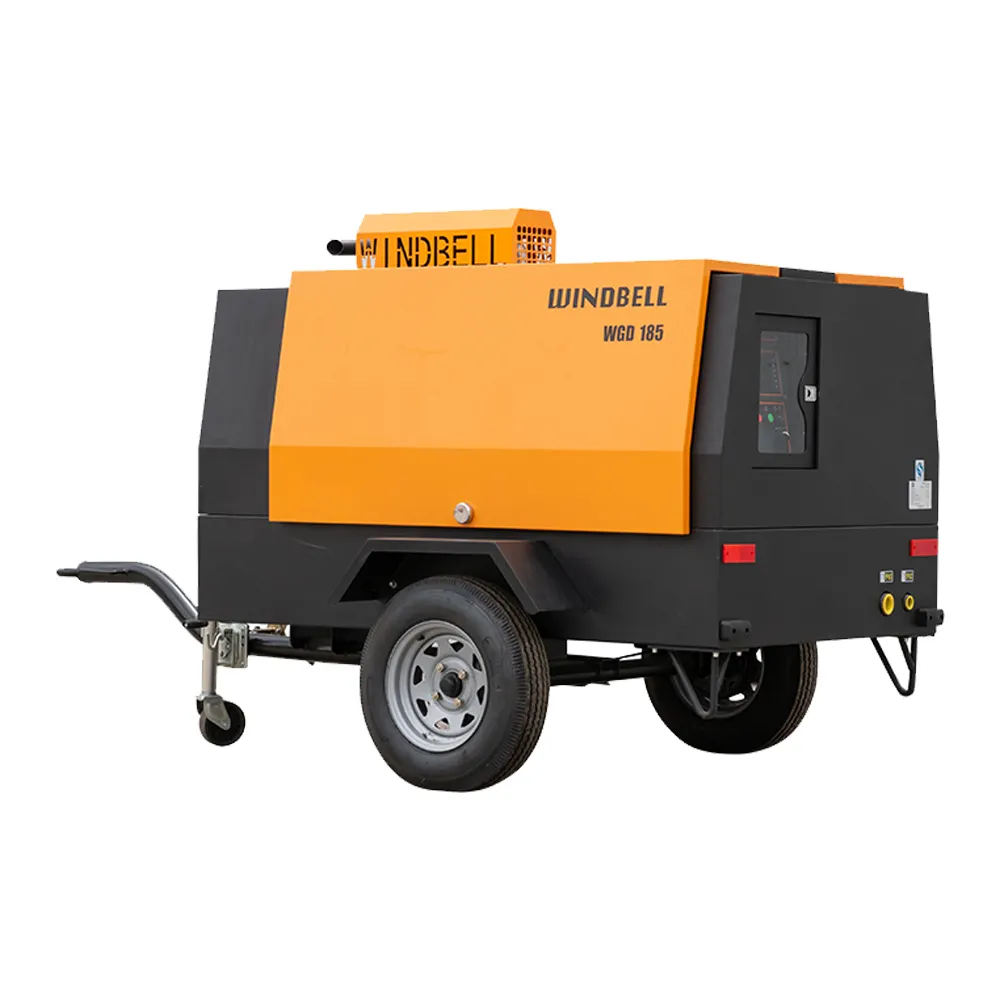 Portable Diesel Air Compressor For Sand Blasting