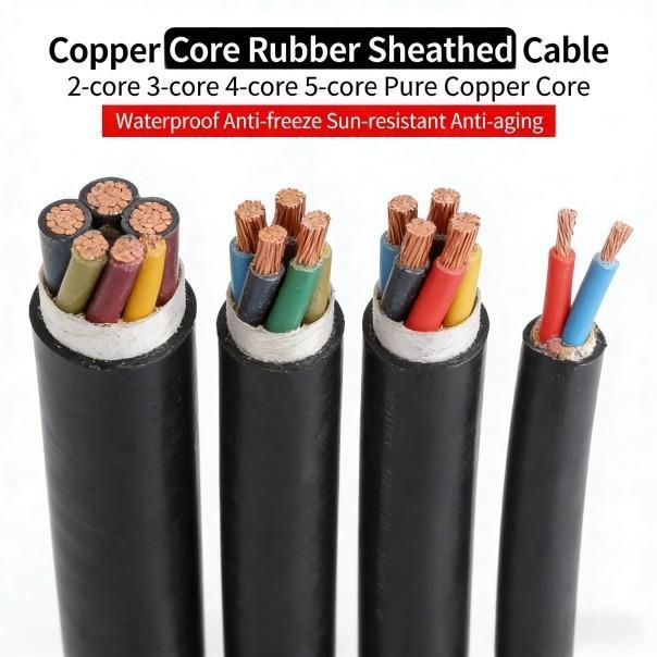 XLPE LSZH Industrial Electrical Power Cable 0.6/1kV Multi Core Oxygen-Free Copper IP54 IEC Standard Power Station Factory OEM