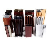 Profils d'extrusion en aluminium sur mesure série 6000, sections usinées CNC anodisées 6063 pour systèmes de cadres de portes et fenêtres