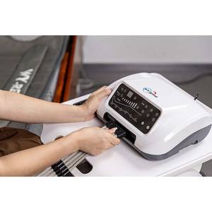 Système de récupération de jambe de masseur de <span class=keywords><strong>compression</strong></span> d'air séquentiel à 6 chambres de qualité supérieure pour les voyages, le bureau et la maison, l'appareil de thérapie de qualité médicale - Product Image 6