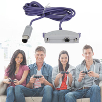 Cordon de câble de liaison de convertisseur de 1.8m compatible avec Nintendo Gameboy Advance Gamecube Wii pour GBA SP